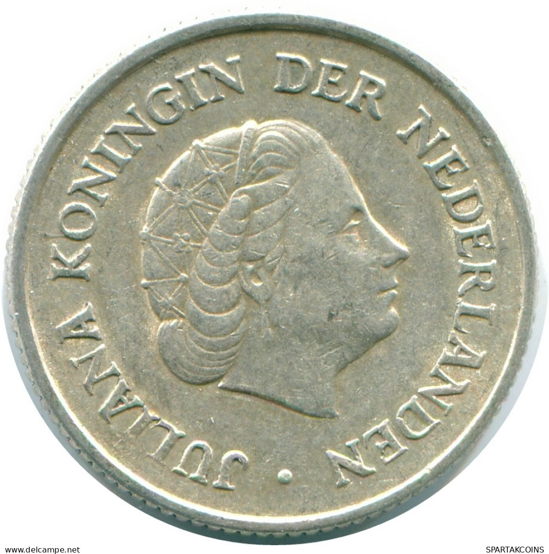 1/4 GULDEN 1965 NETHERLANDS ANTILLES SILVER Colonial Coin #NL11284.4.U.A - Niederländische Antillen
