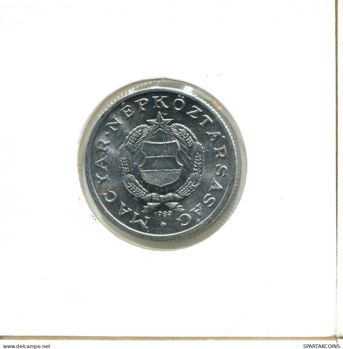 1 FORINT 1989 HUNGRÍA HUNGARY Moneda #AX740.E.A - Hongrie