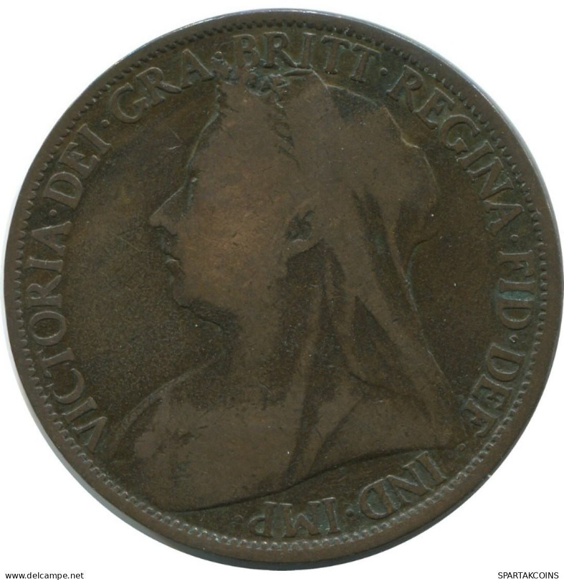 PENNY 1896 UK GROßBRITANNIEN GREAT BRITAIN Münze #AG850.1.D.A - D. 1 Penny