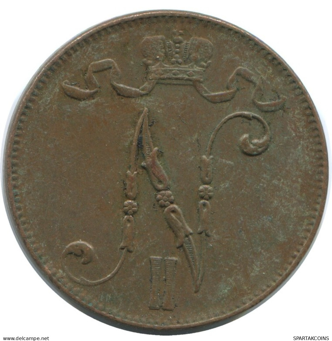 5 PENNIA 1916 FINLANDIA FINLAND Moneda RUSIA RUSSIA EMPIRE #AB159.5.E.A - Finland