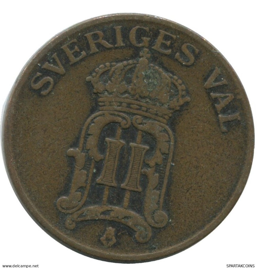2 ORE 1906 SWEDEN Coin #AC985.2.U.A - Suède