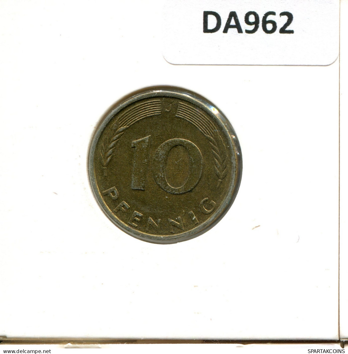 10 PFENNIG 1992 J BRD ALEMANIA Moneda GERMANY #DA962.E.A - 10 Pfennig
