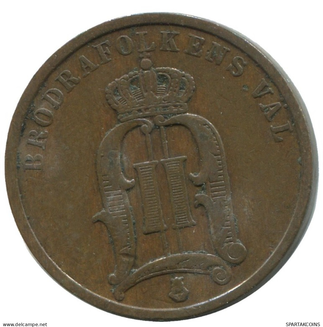 2 ORE 1901 SWEDEN Coin #AC958.2.U.A - Suède