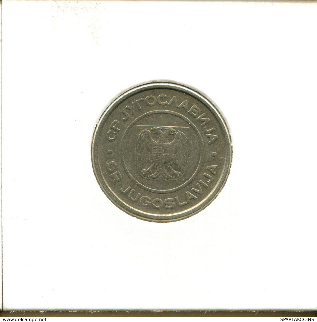 2 DINARA 2002 YUGOSLAVIA Coin #AS618.U.A - Joegoslavië