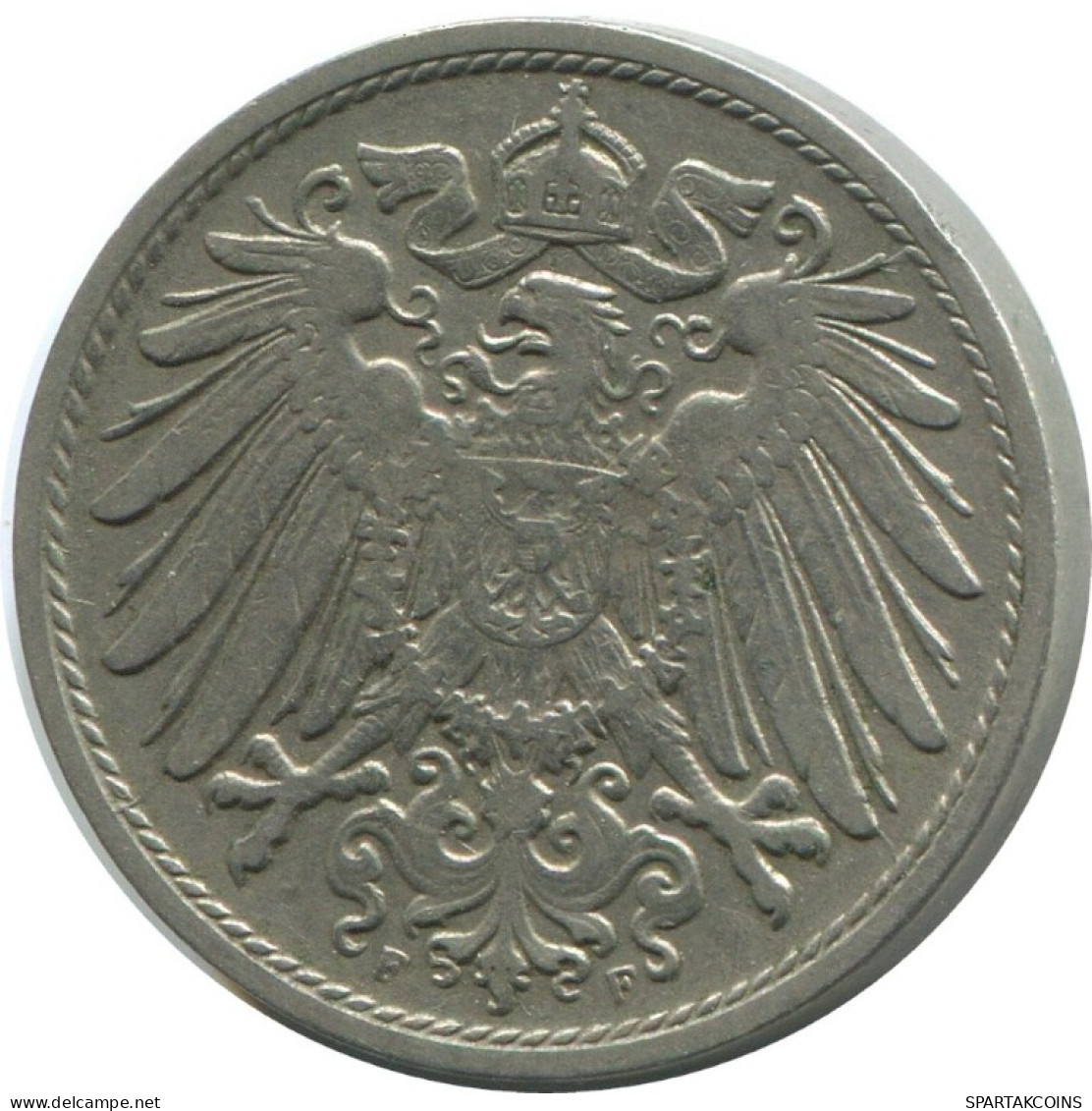 10 PFENNIG 1907 F DEUTSCHLAND Münze GERMANY #AE505.D.A - 10 Pfennig