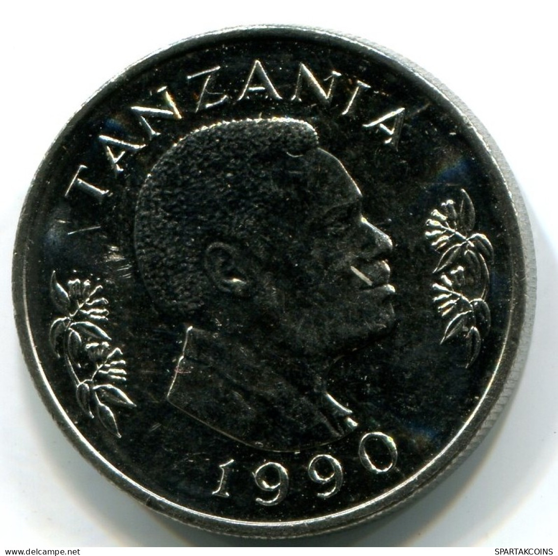 1 SHILLING 1990 TANZANIA UNC President Mwinyi Torch Moneda #W11250.E.A - Tanzania