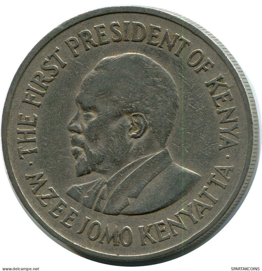 1 SHILLING 1971 KENYA Moneda #AZ187.E.A - Kenia