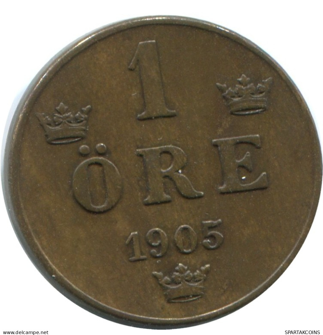 1 ORE 1905 SUECIA SWEDEN Moneda #AD291.2.E.A - Suède