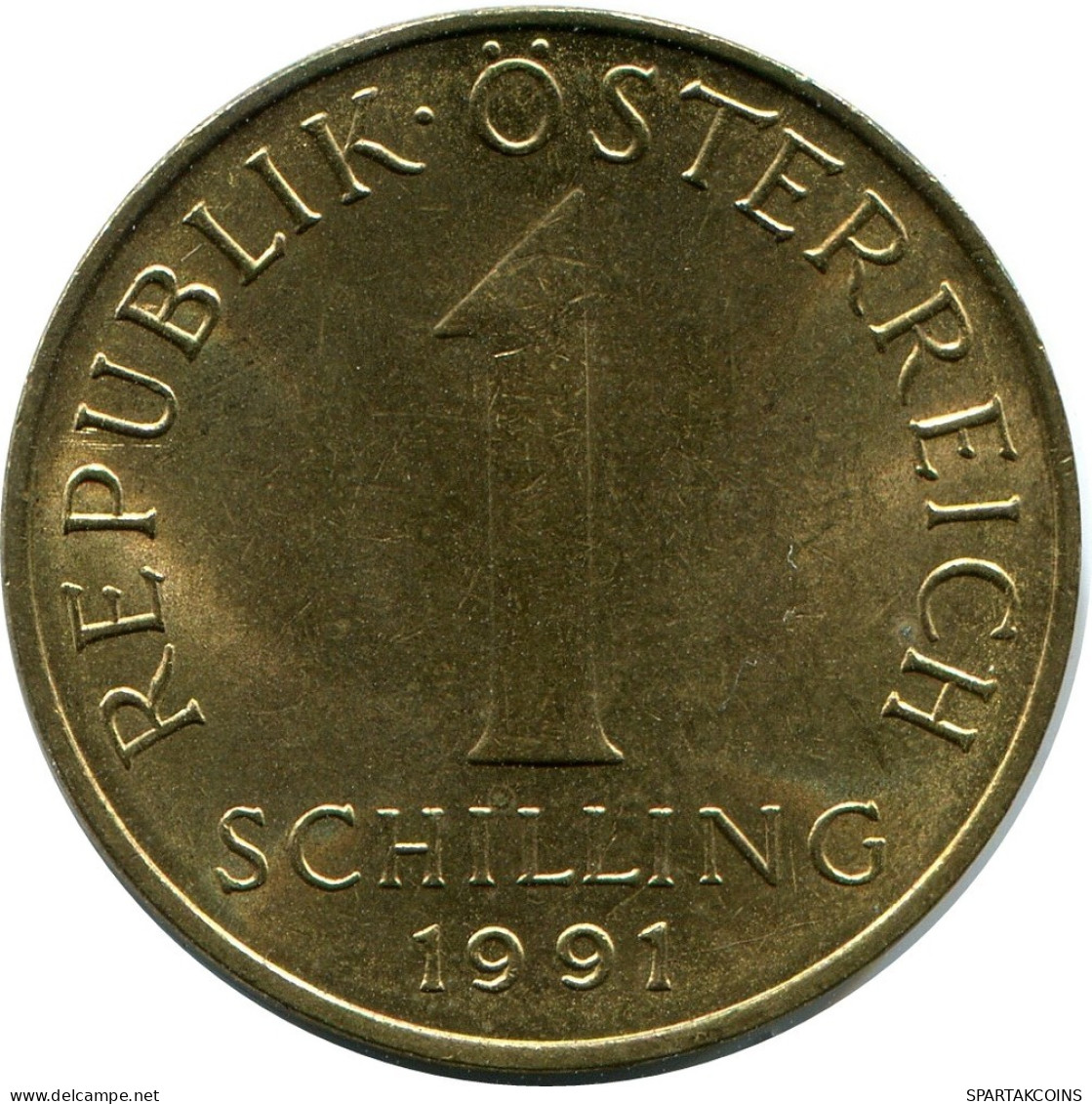 1 SCHILLING 1991 AUSTRIA Moneda #AZ578.E.A - Austria