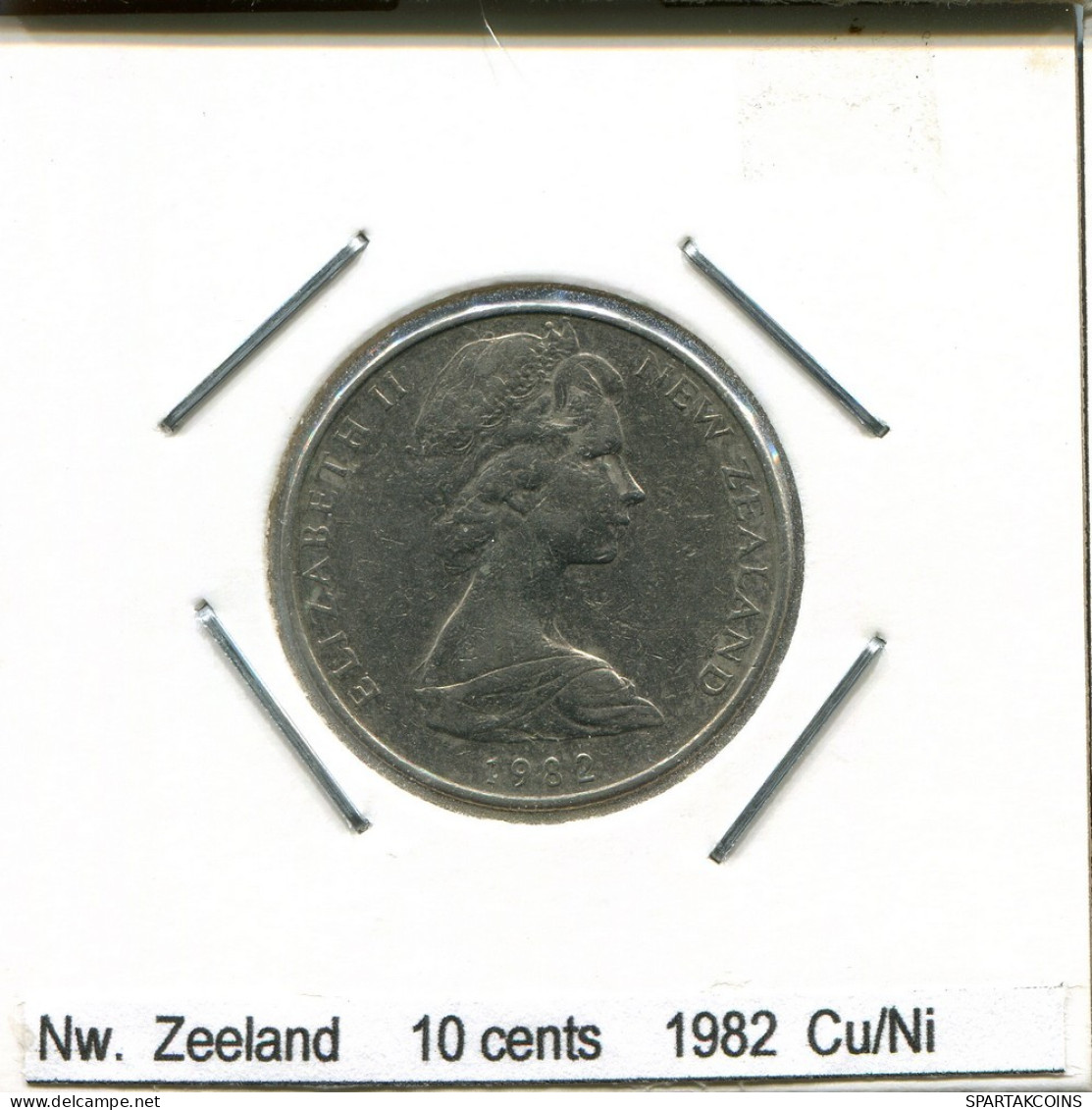 10 CENTS 1982 NEUSEELAND NEW ZEALAND Münze #AS228.D.A - Nueva Zelanda