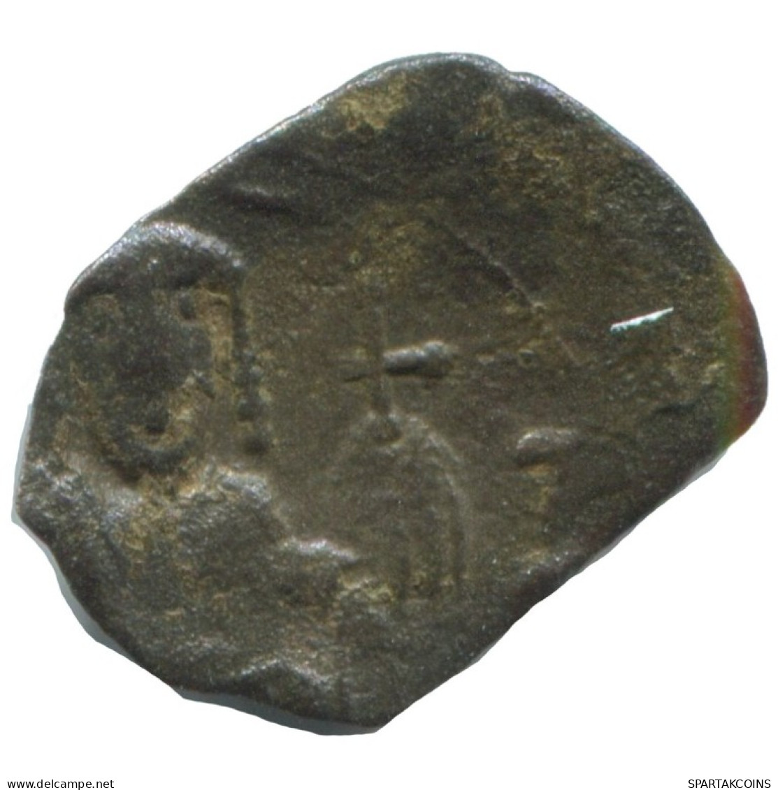 BYZANTINISCHE Münze  EMPIRE Antike Authentisch Münze 0.8g/15mm #AG749.4.D.A - Byzantinische Münzen
