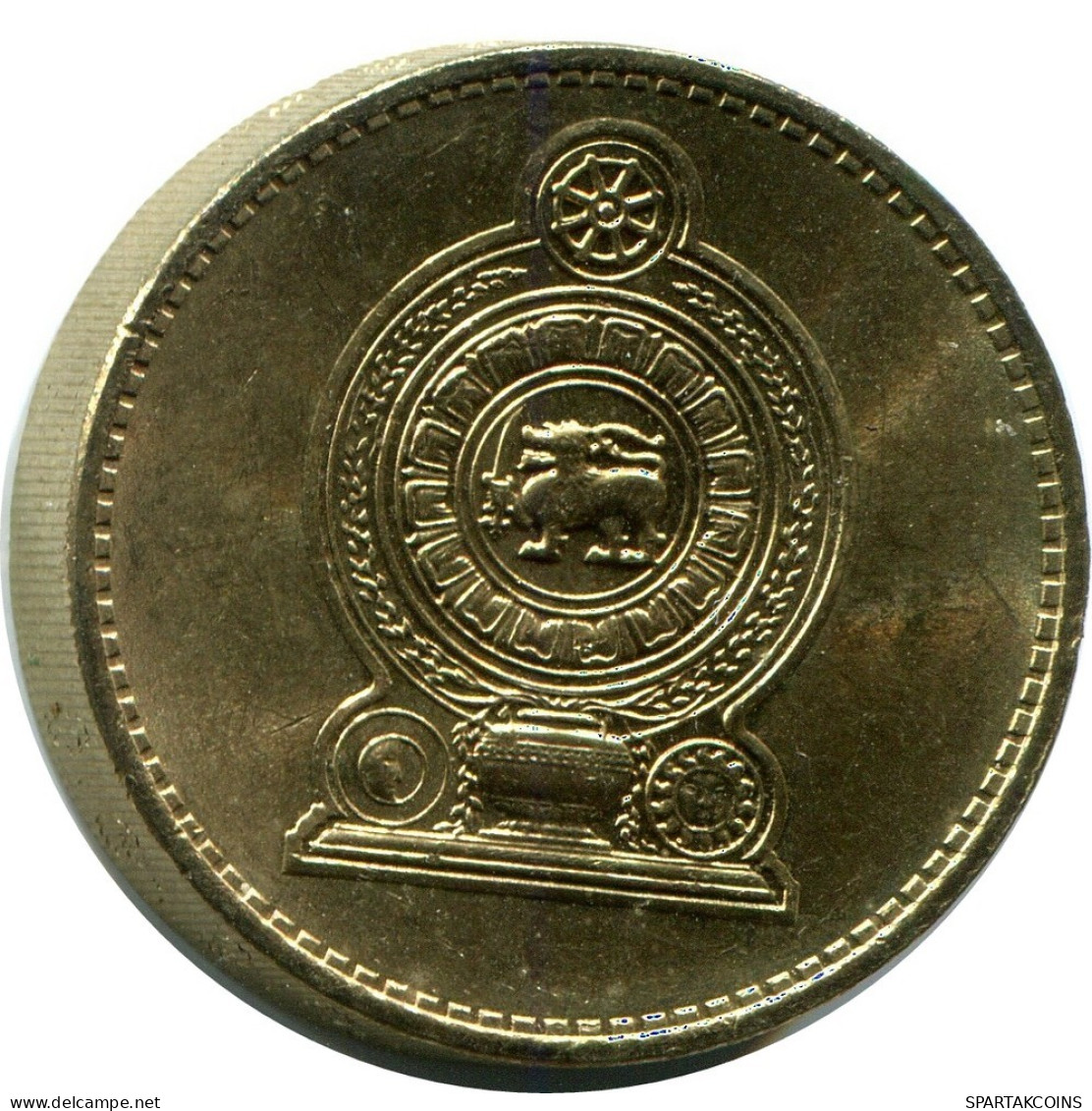5 RUPEES 1986 SRI LANKA Moneda #AZ229.E.A - Sri Lanka