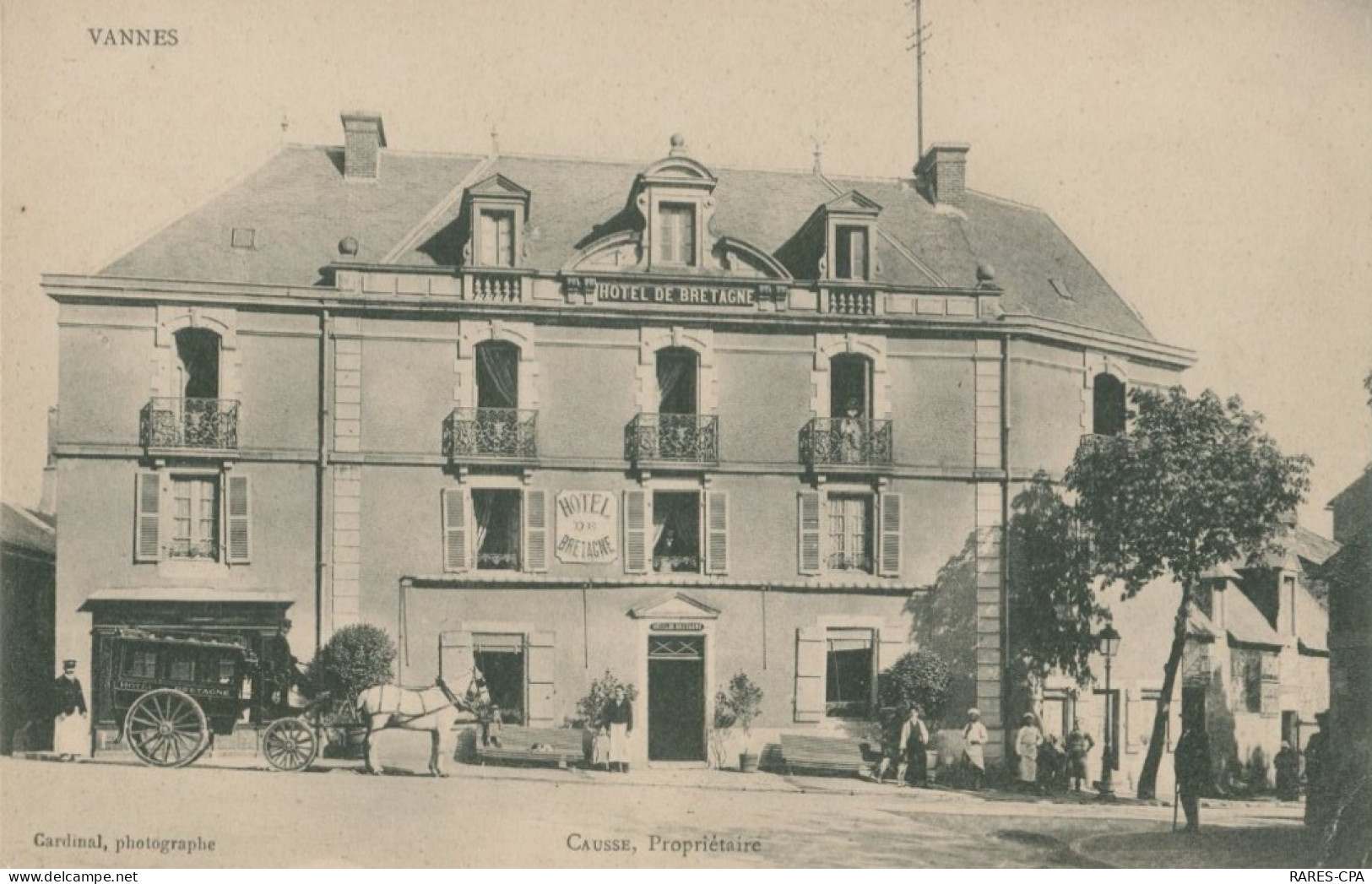 56 VANNES - HOTEL DE BRETAGNE - Causse Propriétaire  - TB - Vannes