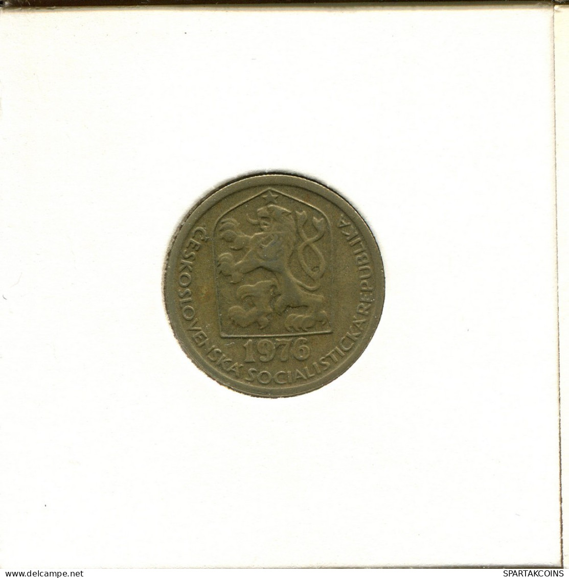 20 HALERU 1976 CZECHOSLOVAKIA Coin #AS945.U.A - Tschechoslowakei
