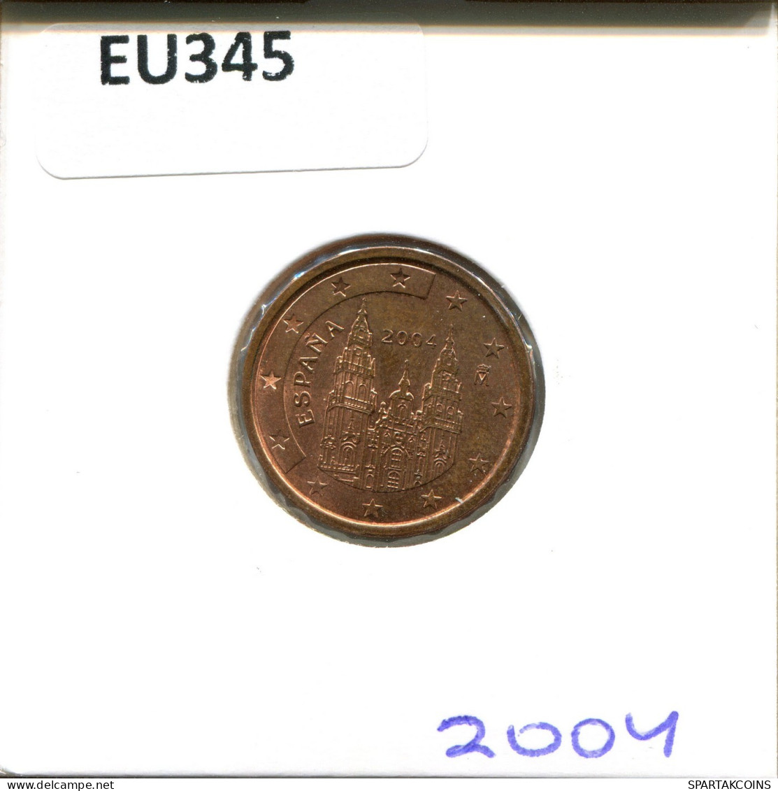 2 EURO CENTS 2004 ESPAÑA Moneda SPAIN #EU345.E.A - Espagne