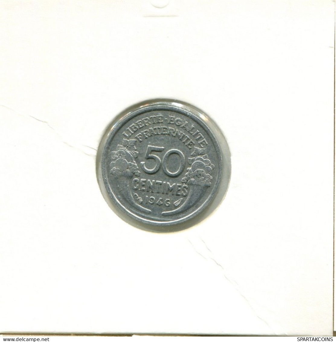 50 CENTIMES 1946 FRANKREICH FRANCE Französisch Münze #AK922.D.A - 50 Centimes