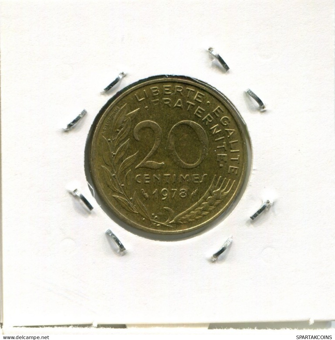 20 CENTIMES 1978 FRANCE Coin French Coin #AN890.U.A - 20 Centimes