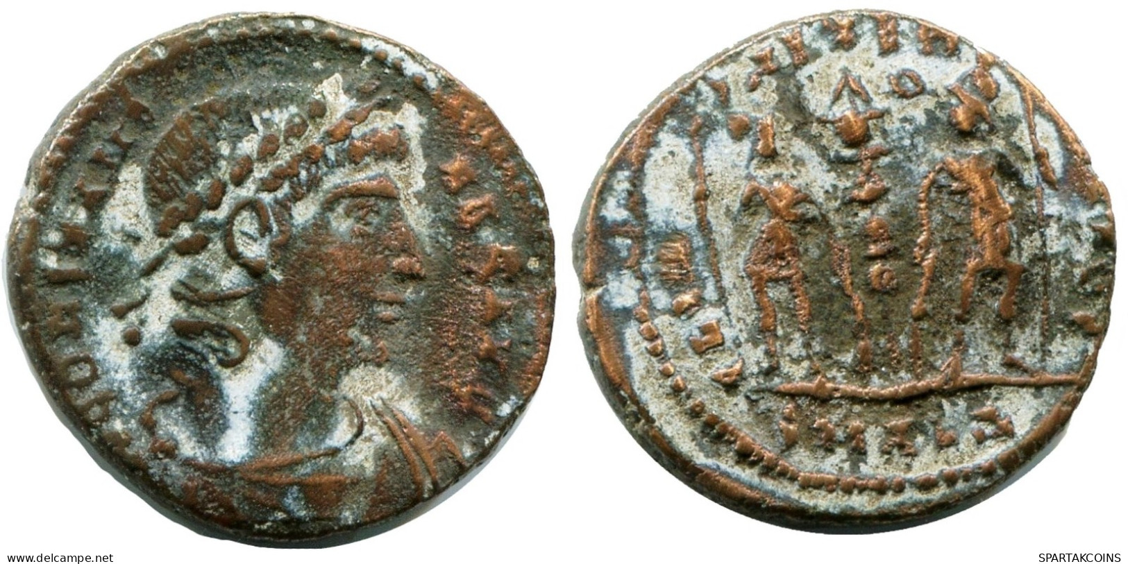 CONSTANS MINTED IN ALEKSANDRIA FROM THE ROYAL ONTARIO MUSEUM #ANC11370.14.D.A - The Christian Empire (307 AD To 363 AD)