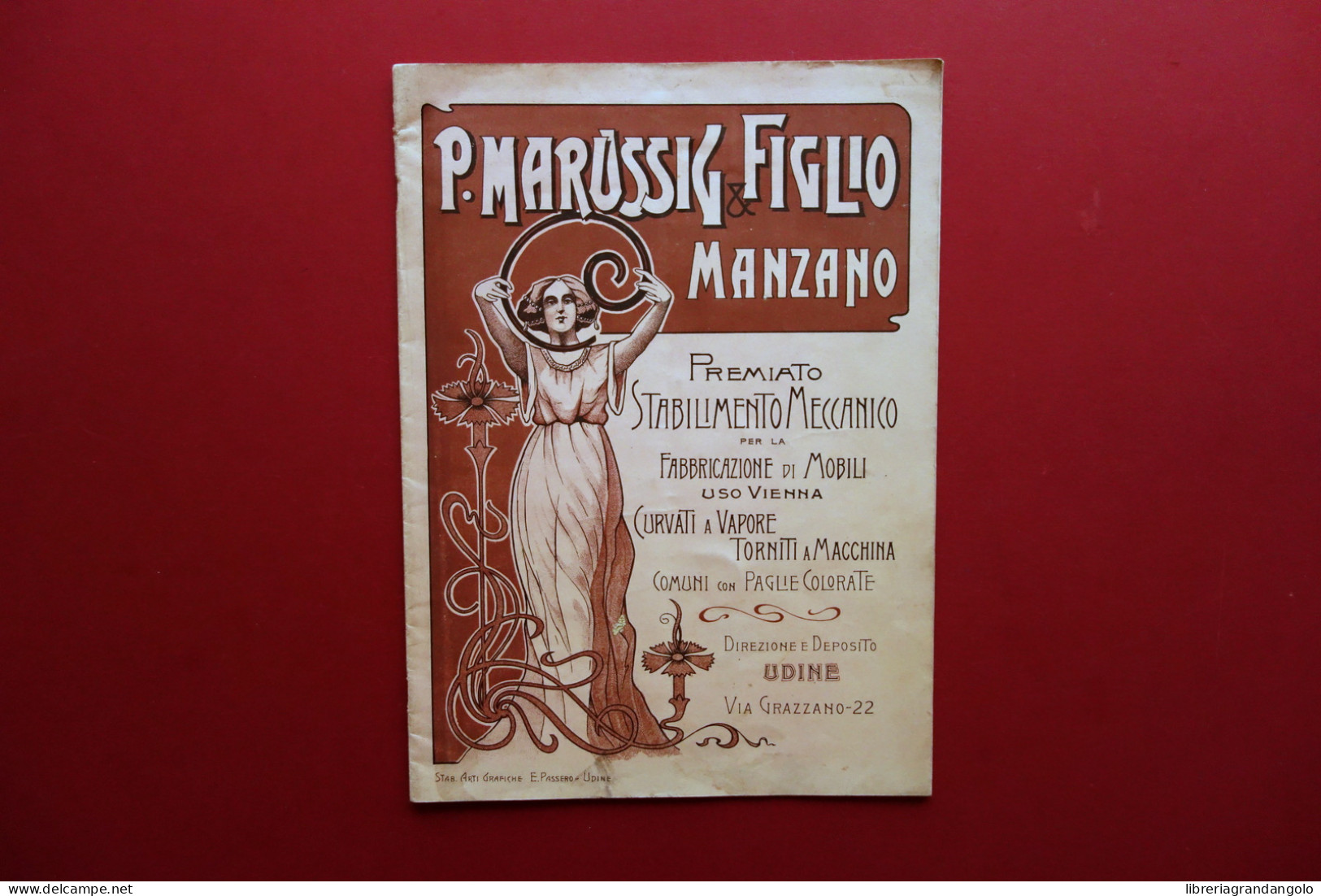 P. Marussig E Figlio Manzano Catalogo Mobili Uso Vienna Thonet Passero Udine - Unclassified