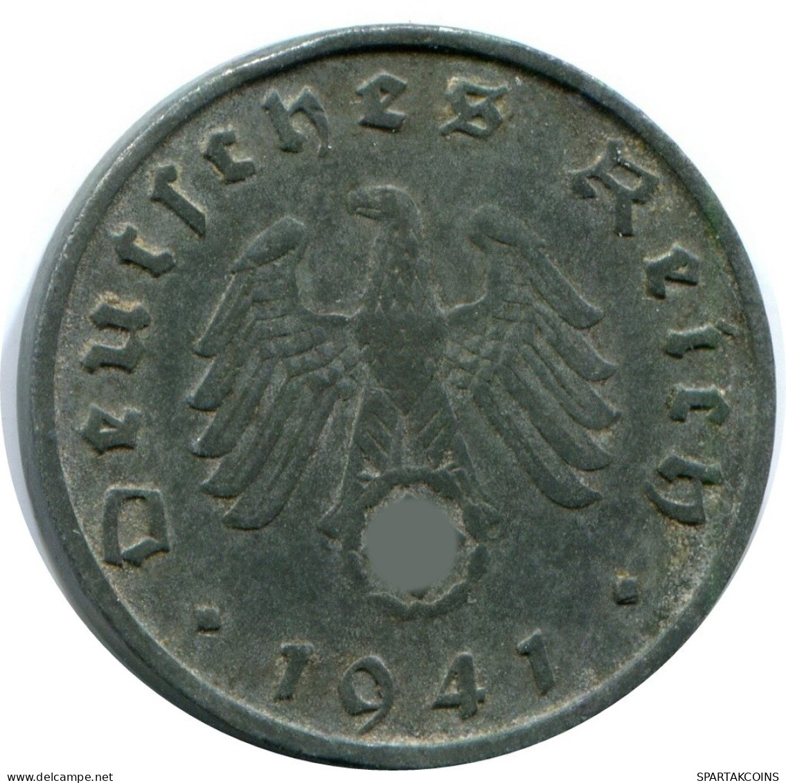 10 REICHSPFENNIG 1941 B GERMANY Coin #DA792.U.A - 10 Reichspfennig