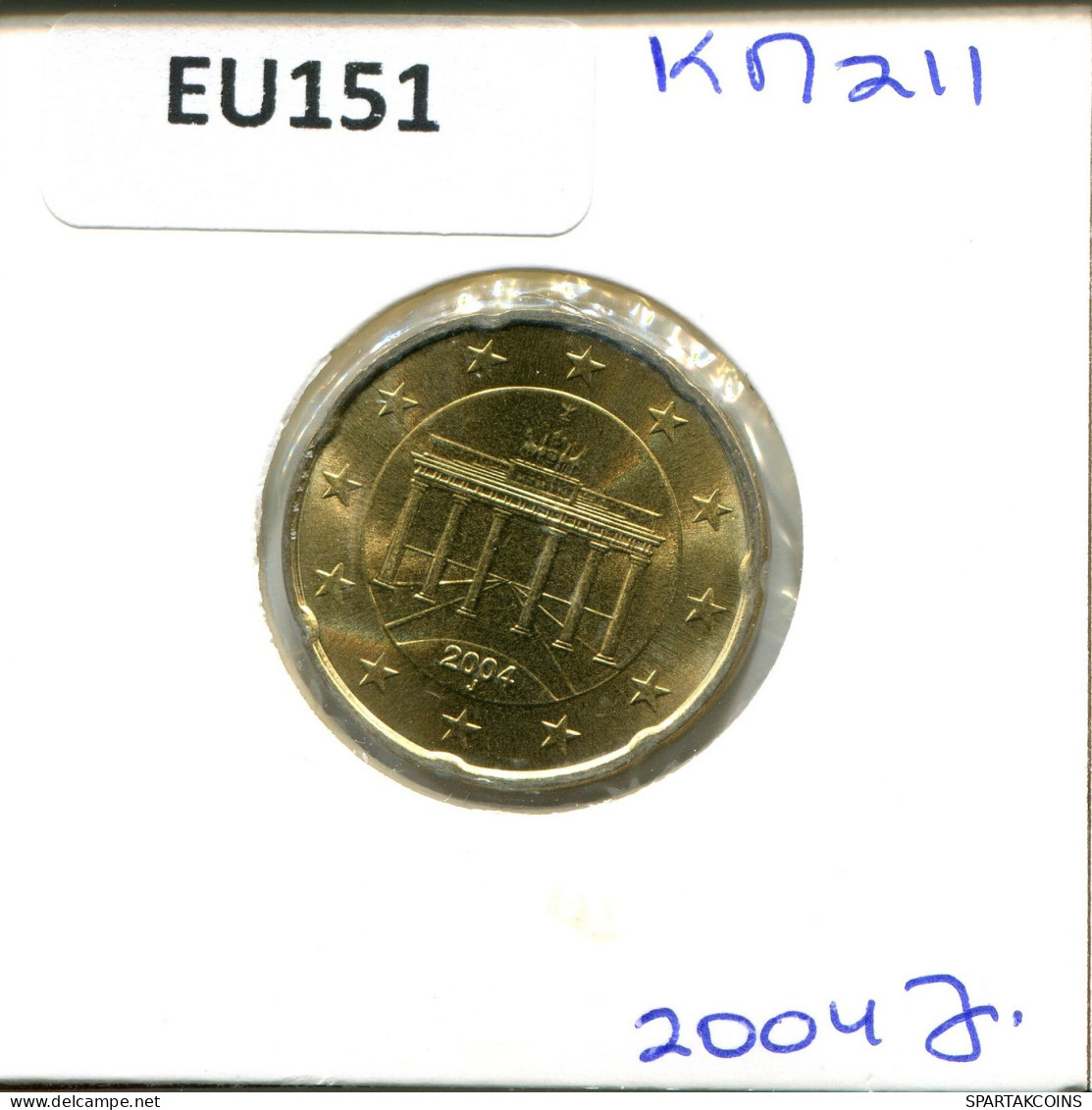 20 EURO CENTS 2004 DEUTSCHLAND Münze GERMANY #EU151.D.A - Germania