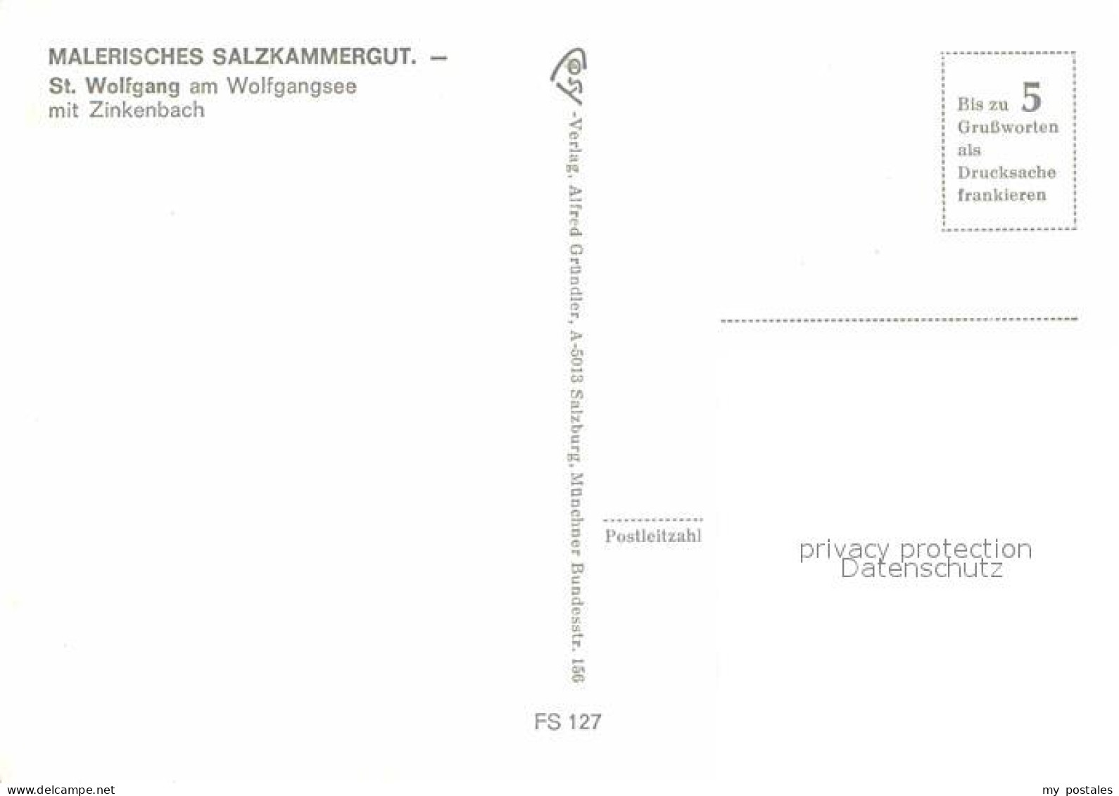 72633206 St Wolfgang Wolfgangsee Mit Zinkenbach Alpenpanorama Fliegeraufnahme St - Autres & Non Classés