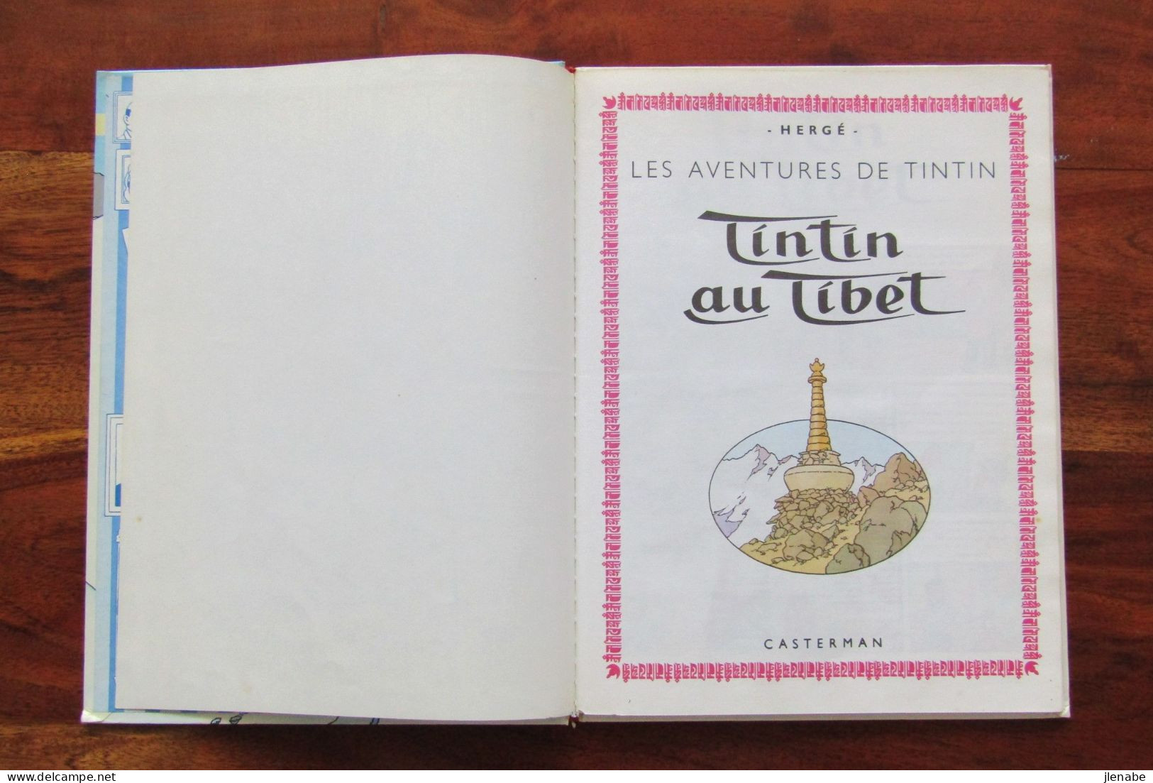 TINTIN AU TIBET Réédition De 1968 - Tintin