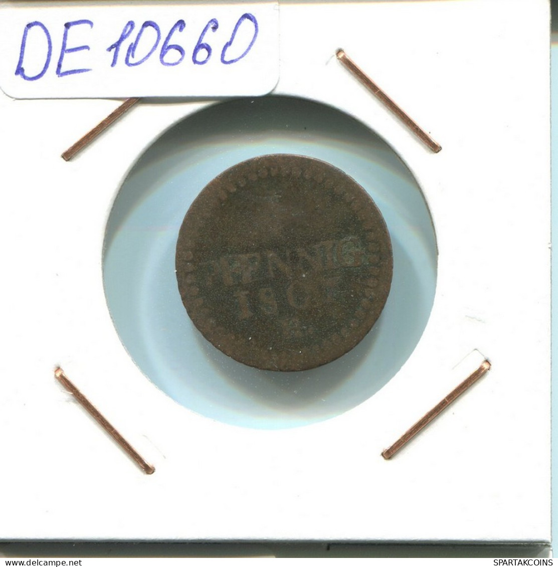 SAXONY 1 PFENNIG 1807 H Dresden Mint German States #DE10660.16.U.A - Andere & Zonder Classificatie