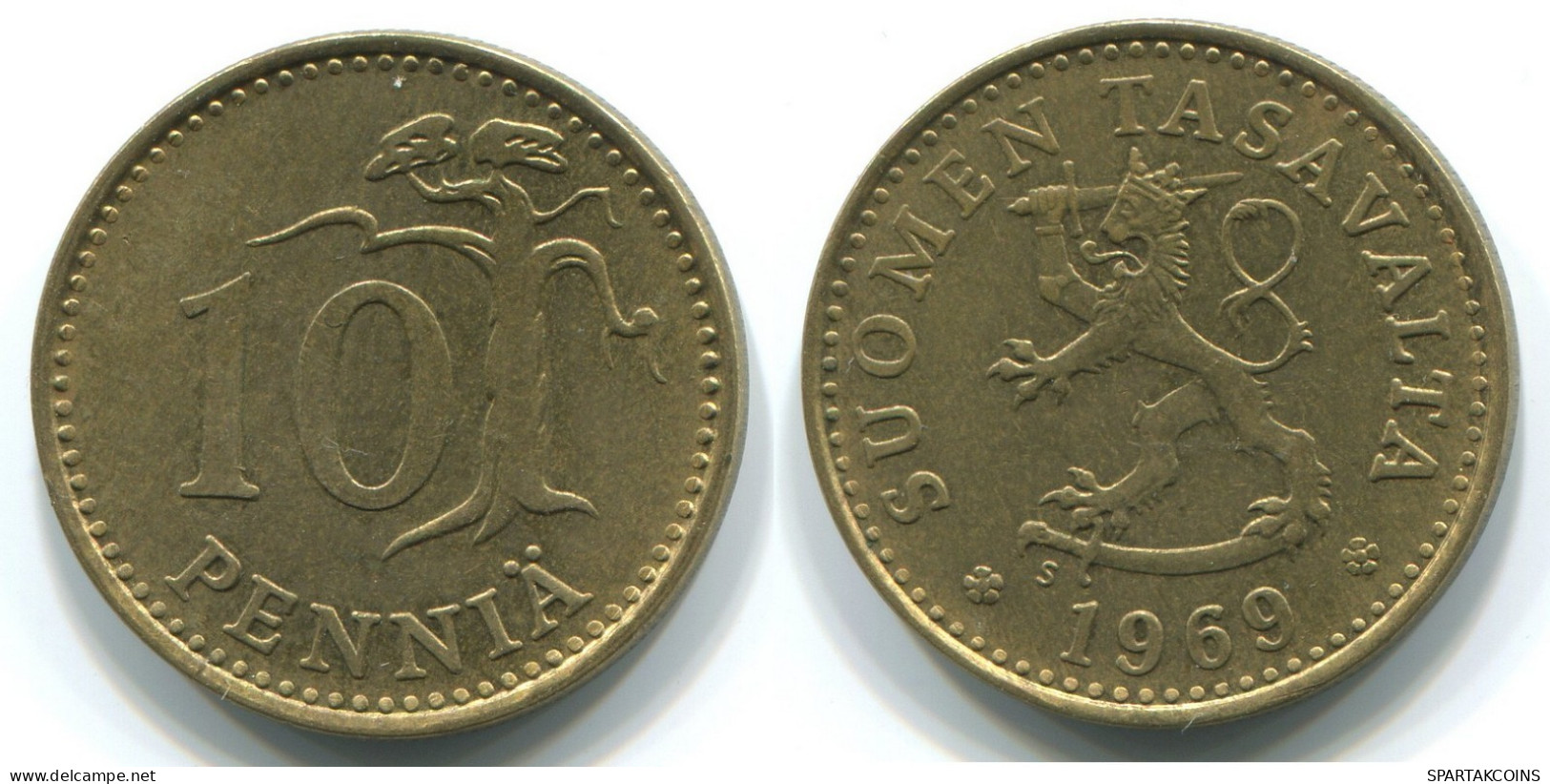 10 PENNIA 1969 FINLAND Coin #WW1117.U.A - Finlande
