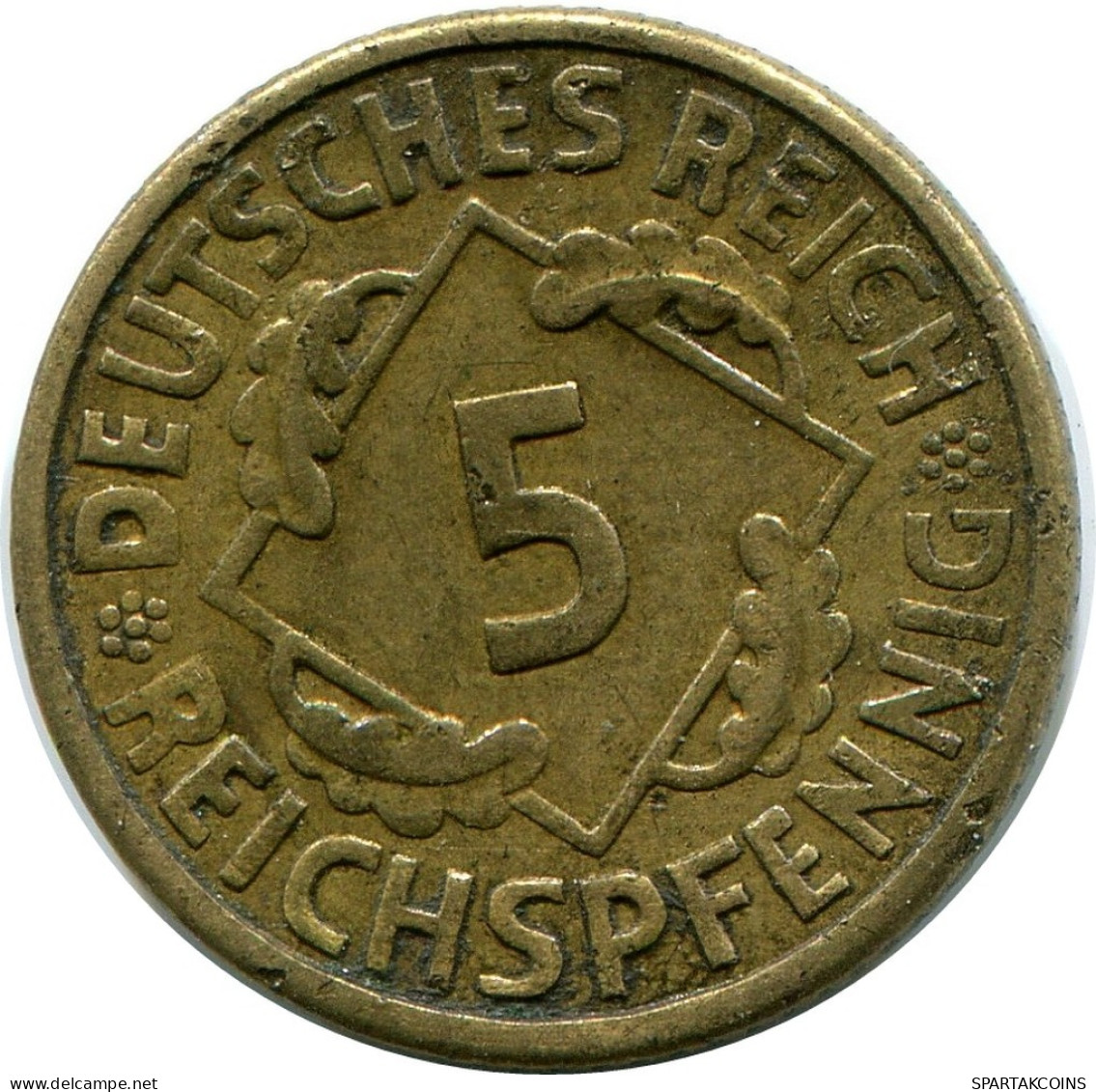 5 REICHSPFENNIG 1926 A GERMANY Coin #DB878.U.A - 5 Renten- & 5 Reichspfennig