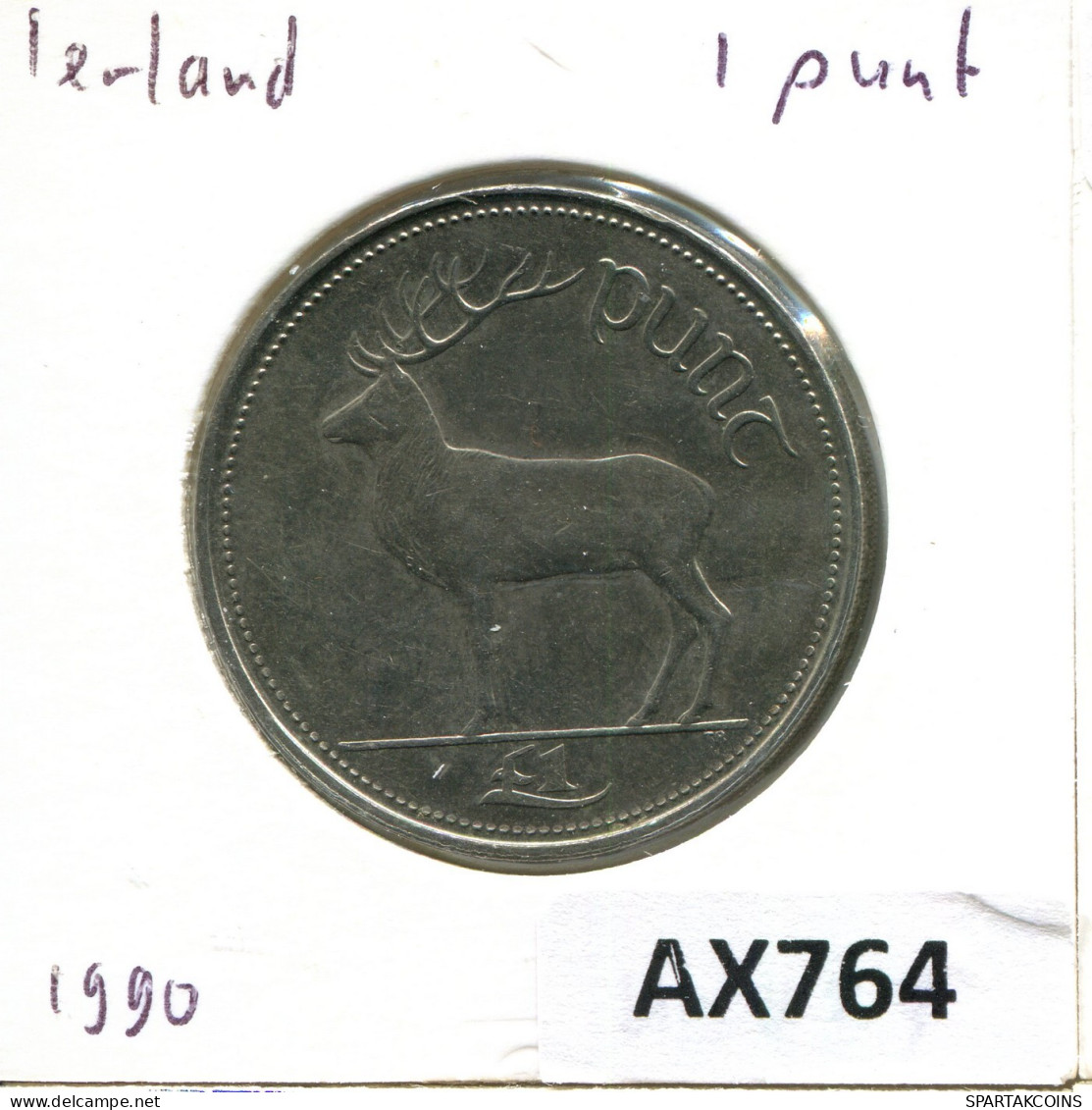 1 POUND 1990 IRLANDE IRELAND Pièce #AX764.F.A - Ireland