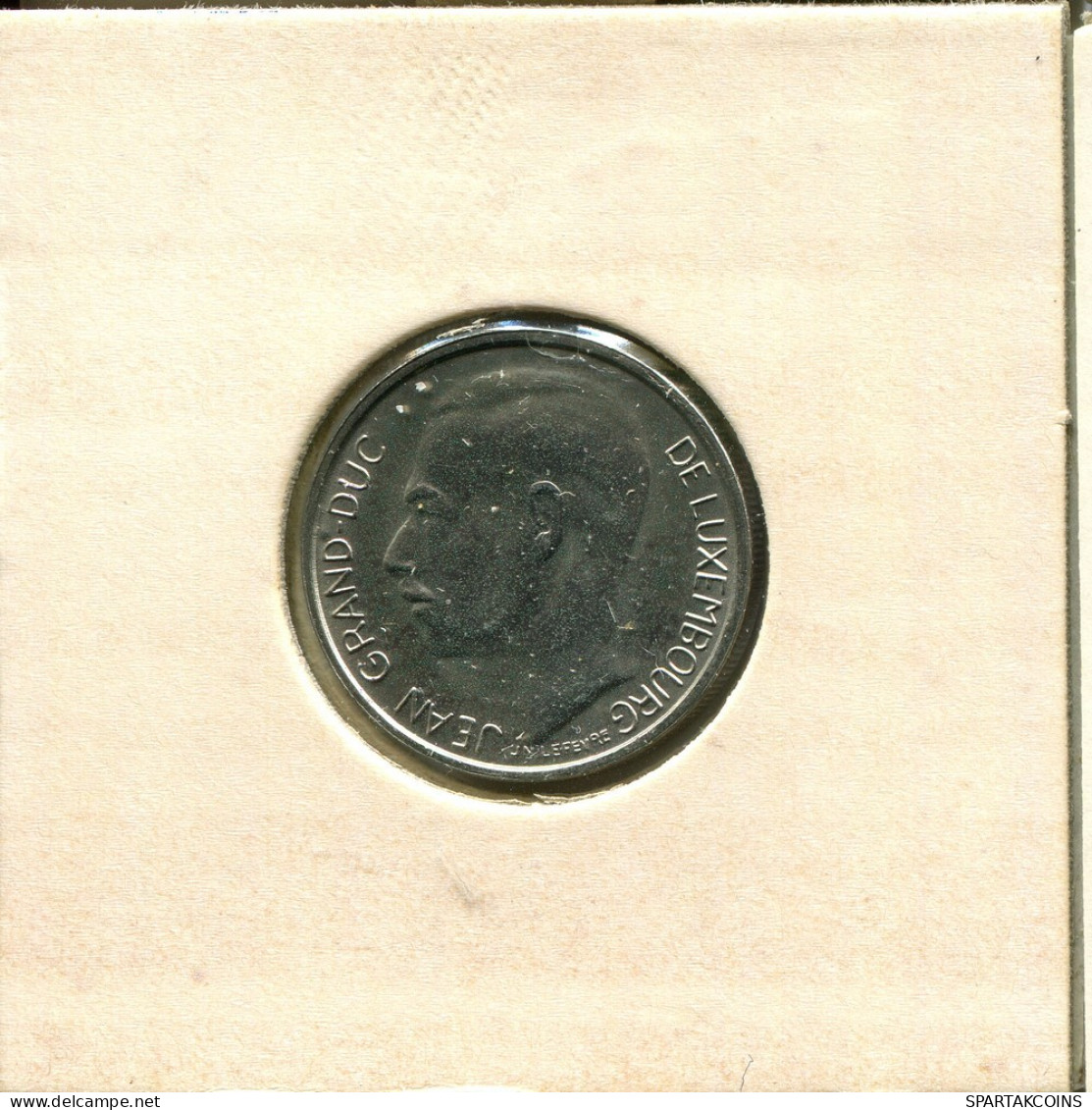 1 FRANC 1981 LUXEMBURGO LUXEMBOURG Moneda #AT217.E.A - Luxembourg