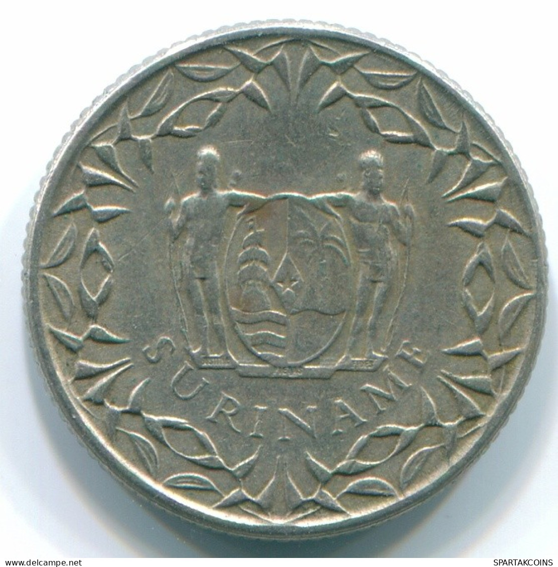 10 CENTS 1962 SURINAME NEERLANDÉS NETHERLANDS Nickel Colonial Moneda #S13219.E.A - Suriname 1975 - ...