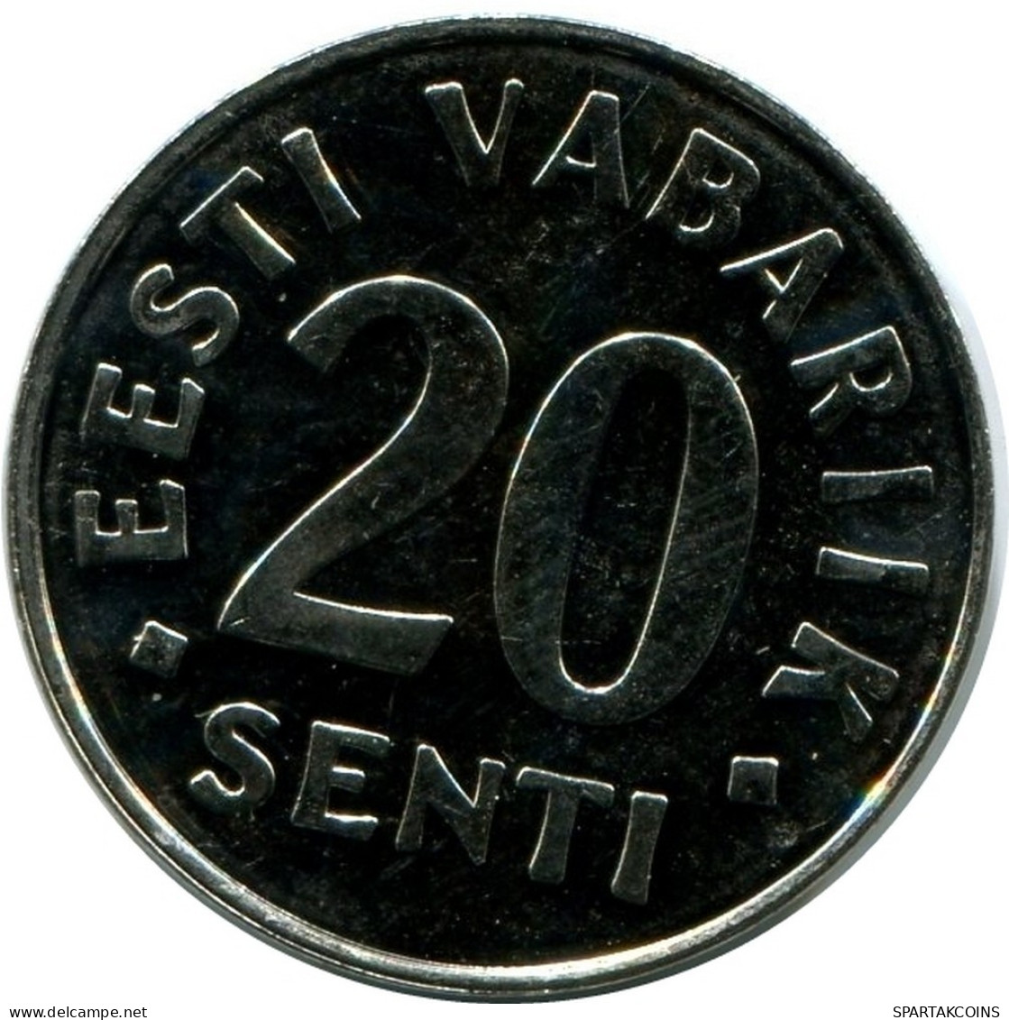 20 SENTI 1999 ESTONIA UNC Moneda #M10347.E.A - Estonia