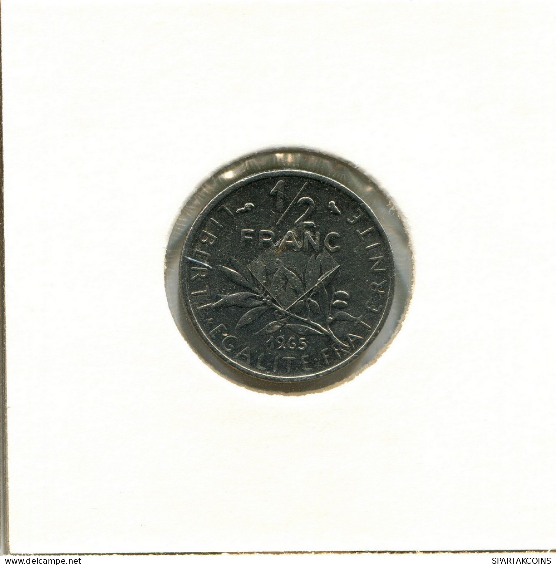 1/2 FRANC 1965 FRANCE Coin #BB516.U.A - 1/2 Franc