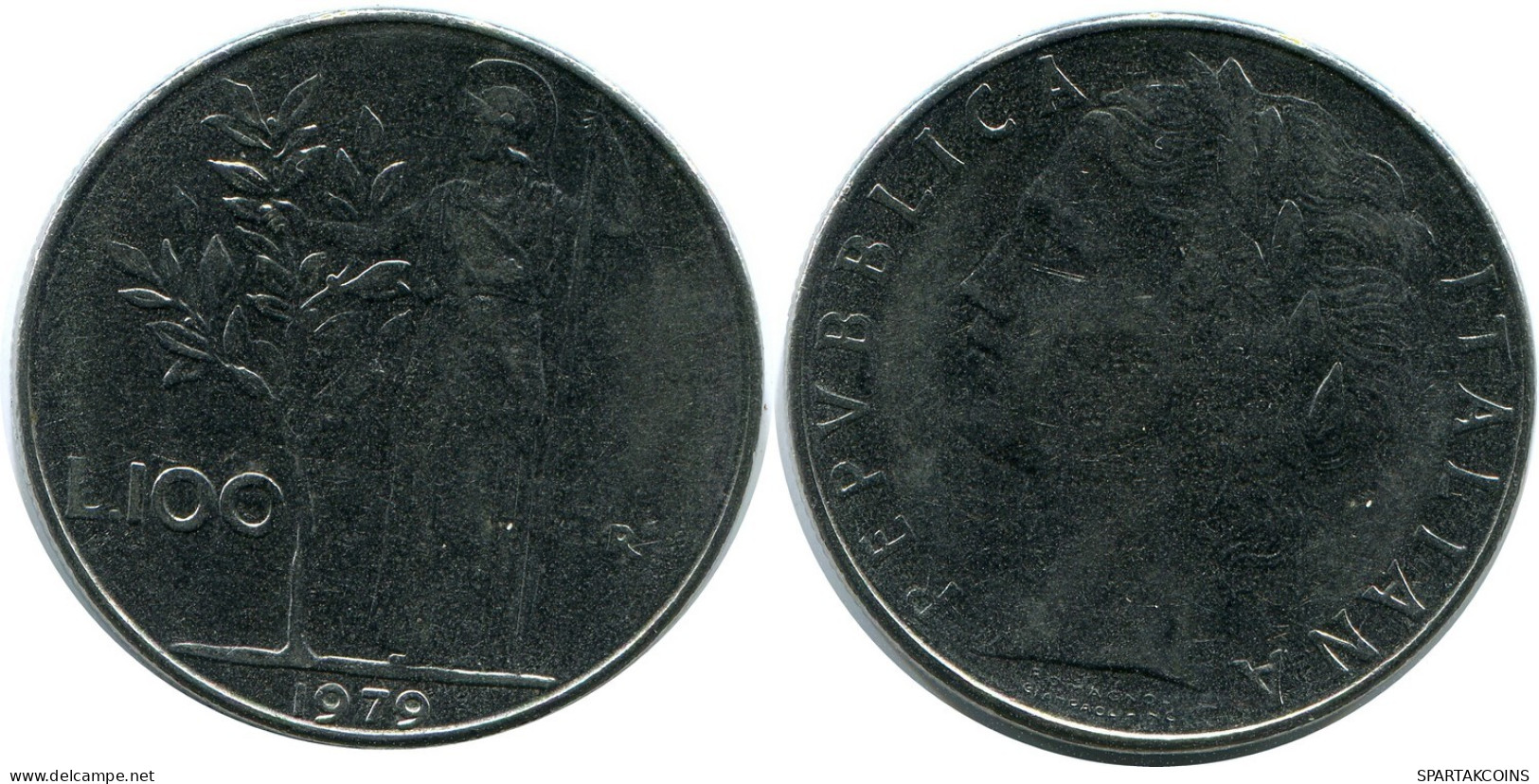 100 LIRE 1979 ITALIA ITALY Moneda #AZ489.E.A - 100 Lire