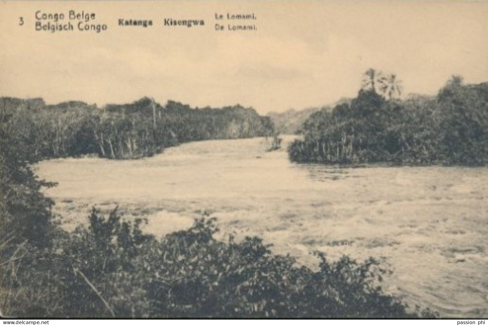 ZAC BELGIAN CONGO  PPS SBEP 52 VIEW 3 UNUSED - Postwaardestukken