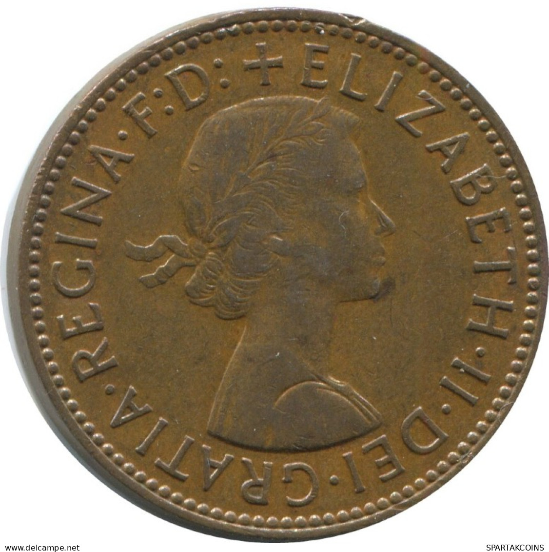 HALF PENNY 1962 UK GRANDE-BRETAGNE GREAT BRITAIN Pièce #AG836.1.F.A - C. 1/2 Penny