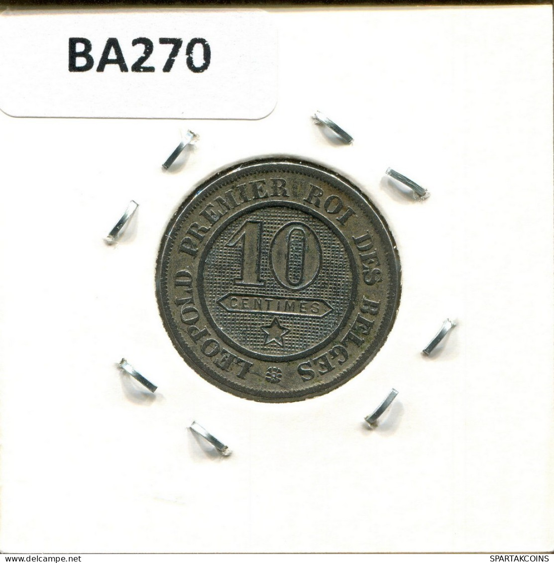 10 CENTIMES 1864 Französisch Text BELGIEN BELGIUM Münze #BA270.D.A - 10 Centimes
