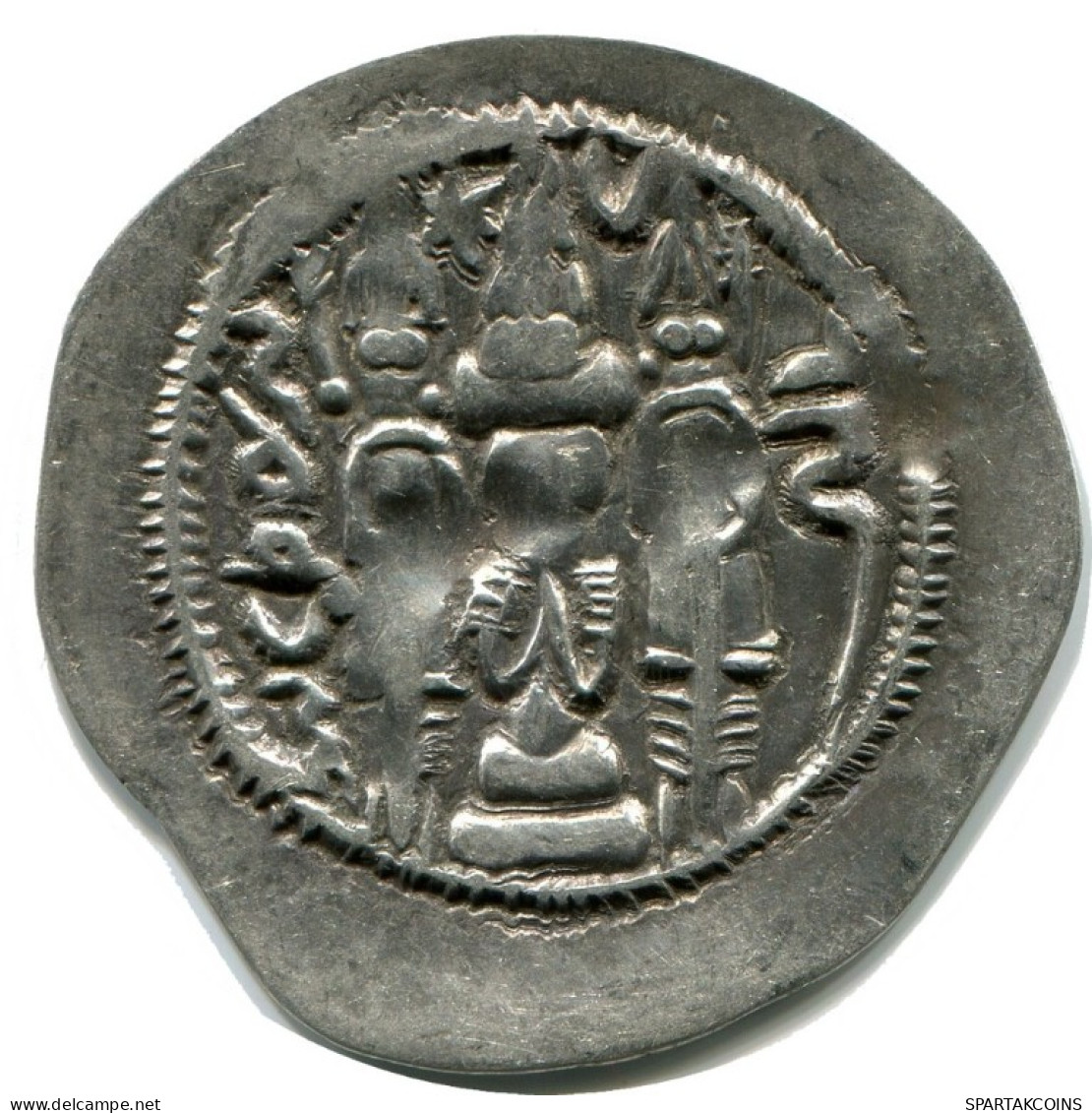 SASSANIAN KHUSRU I AD 531-579 AR Drachm Mitch-ACW.1028--1072 #AH231.45.E.A - Orientalische Münzen