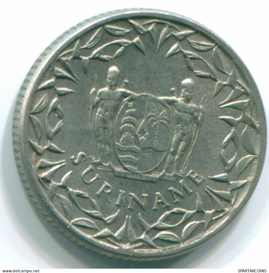 10 CENTS 1966 SURINAM NIEDERLANDE Nickel Koloniale Münze #S13244.D.A - Suriname 1975 - ...