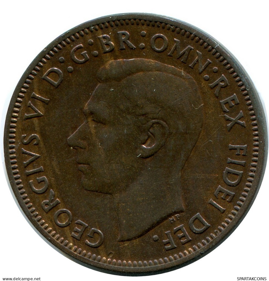 HALF PENNY 1949 UK GROßBRITANNIEN GREAT BRITAIN Münze #AZ676.D.A - C. 1/2 Penny