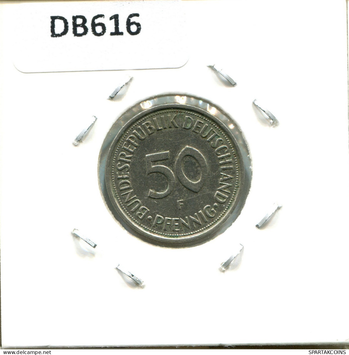 50 PFENNIG 1985 F BRD ALEMANIA Moneda GERMANY #DB616.E.A - 50 Pfennig