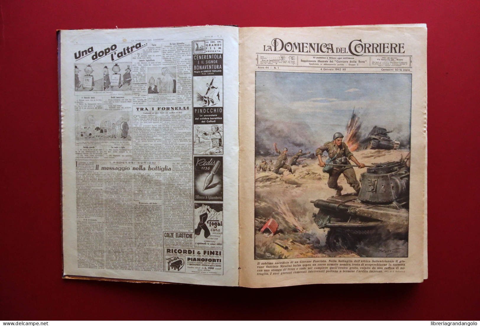 La Domenica Del Corriere Anno 44 52 Numeri 1942 Anno Completo WW2 - Ohne Zuordnung