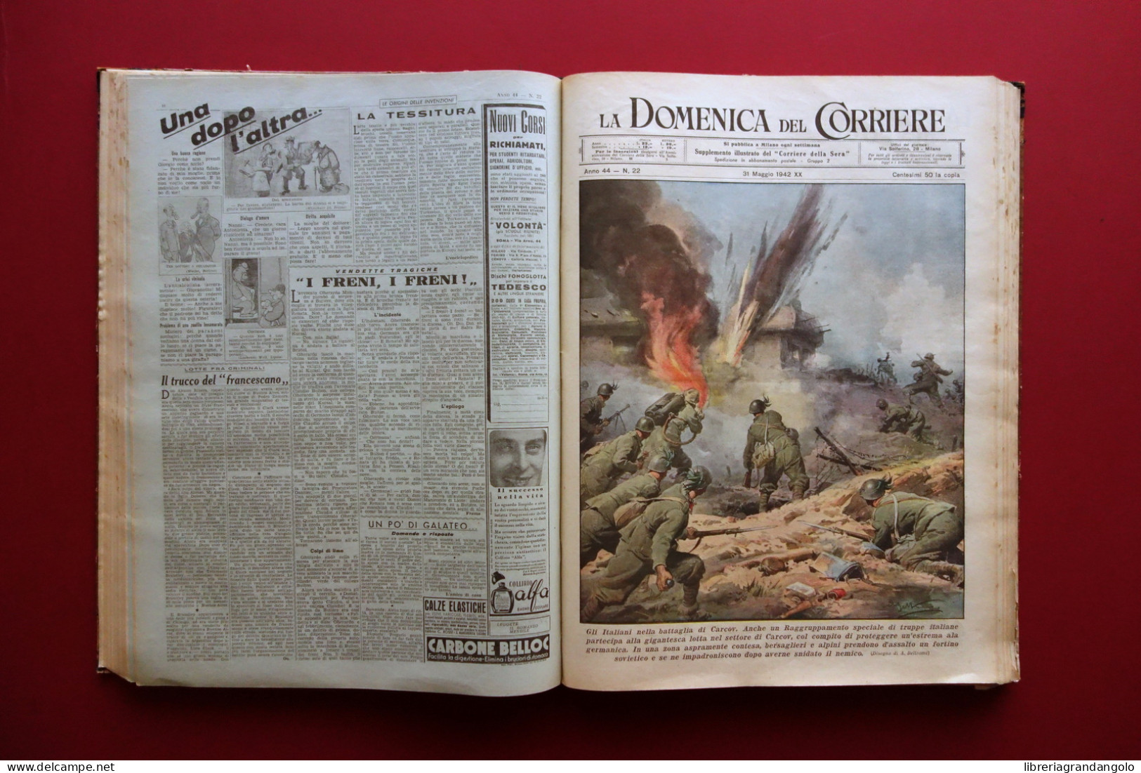 La Domenica del Corriere Anno 44 52 Numeri 1942 Anno Completo WW2