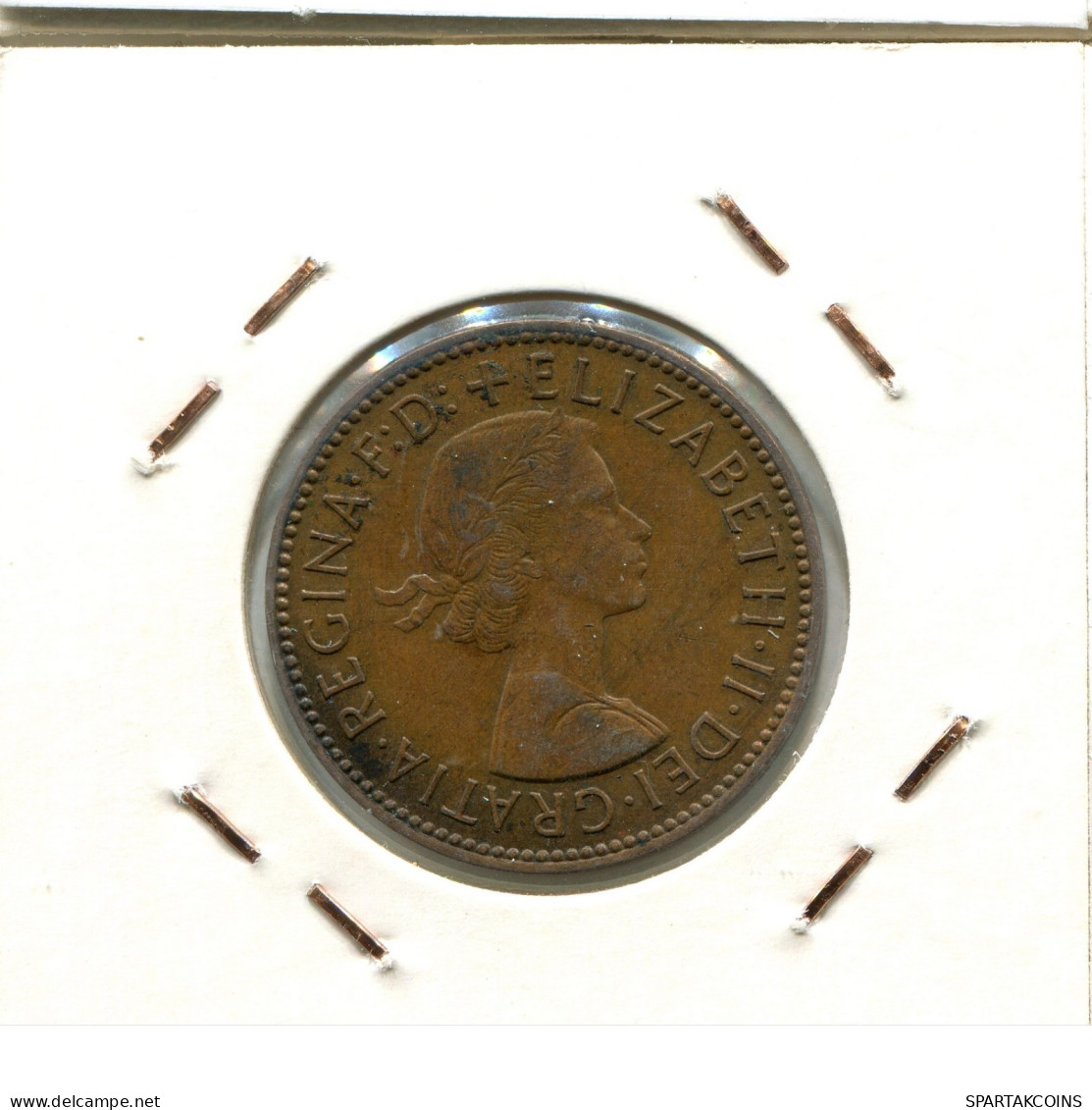 HALF PENNY 1966 UK GBAN BRETAÑA GREAT BRITAIN Moneda #AW037.E.A - C. 1/2 Penny