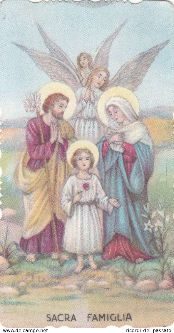 Santino Fustellato Sacra Famiglia - Andachtsbilder