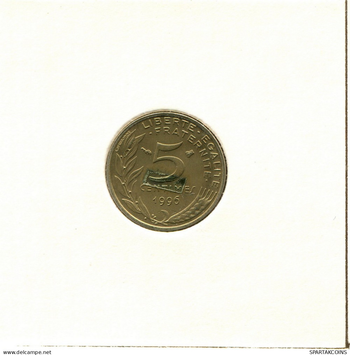 5 CENTIMES 1996 FRANCE Pièce #BB436.F.A - 5 Centimes