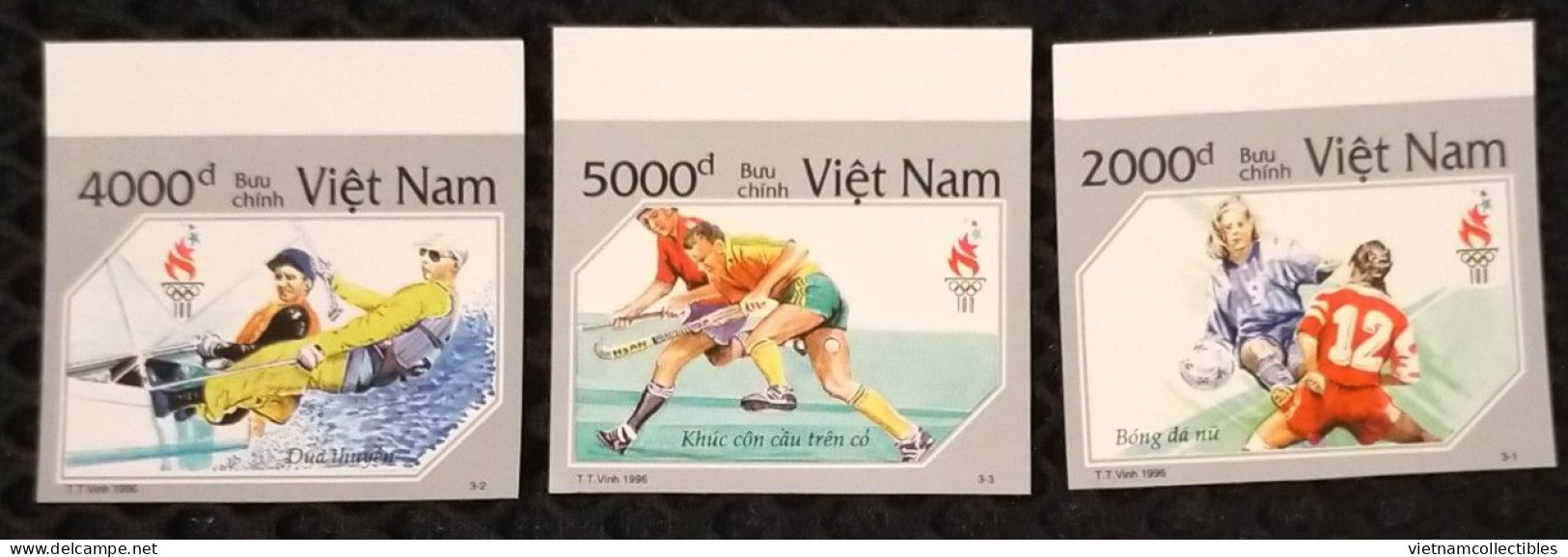 Viet Nam Vietnam MNH Imperf Football / Soccer / Hockey Stamps 1996 (Ms736) - Viêt-Nam
