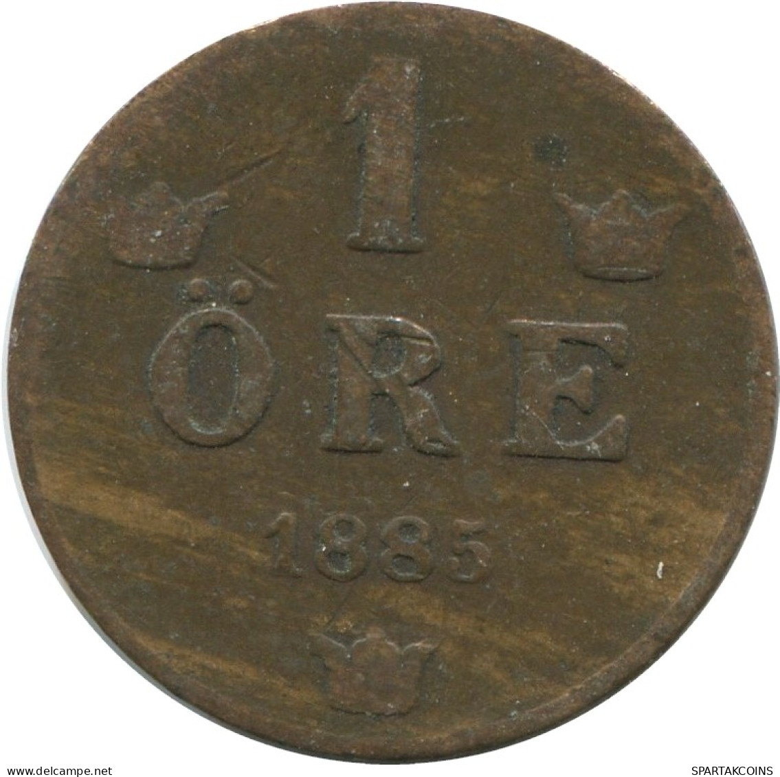 1 ORE 1885 SUECIA SWEDEN Moneda #AD419.2.E.A - Suède